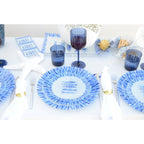 Verres à vin bleu en acrylique - lot de 6 AULICA