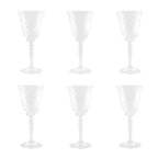 Verres à vin  h20cm - lot de 6 AULICA