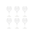 Verres à vin vagues - lot de 6 AULICA
