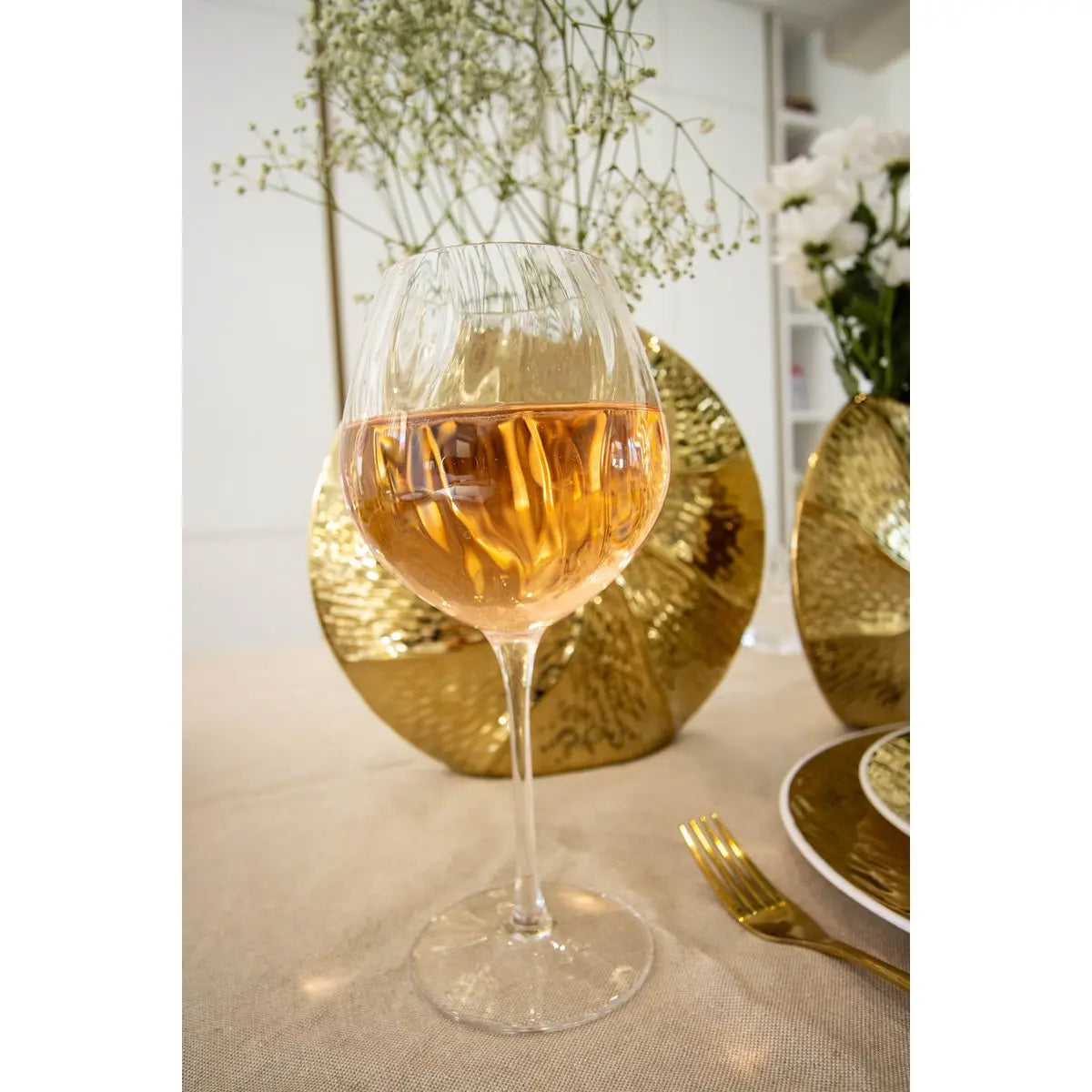 Verres à vin vagues - lot de 6 AULICA