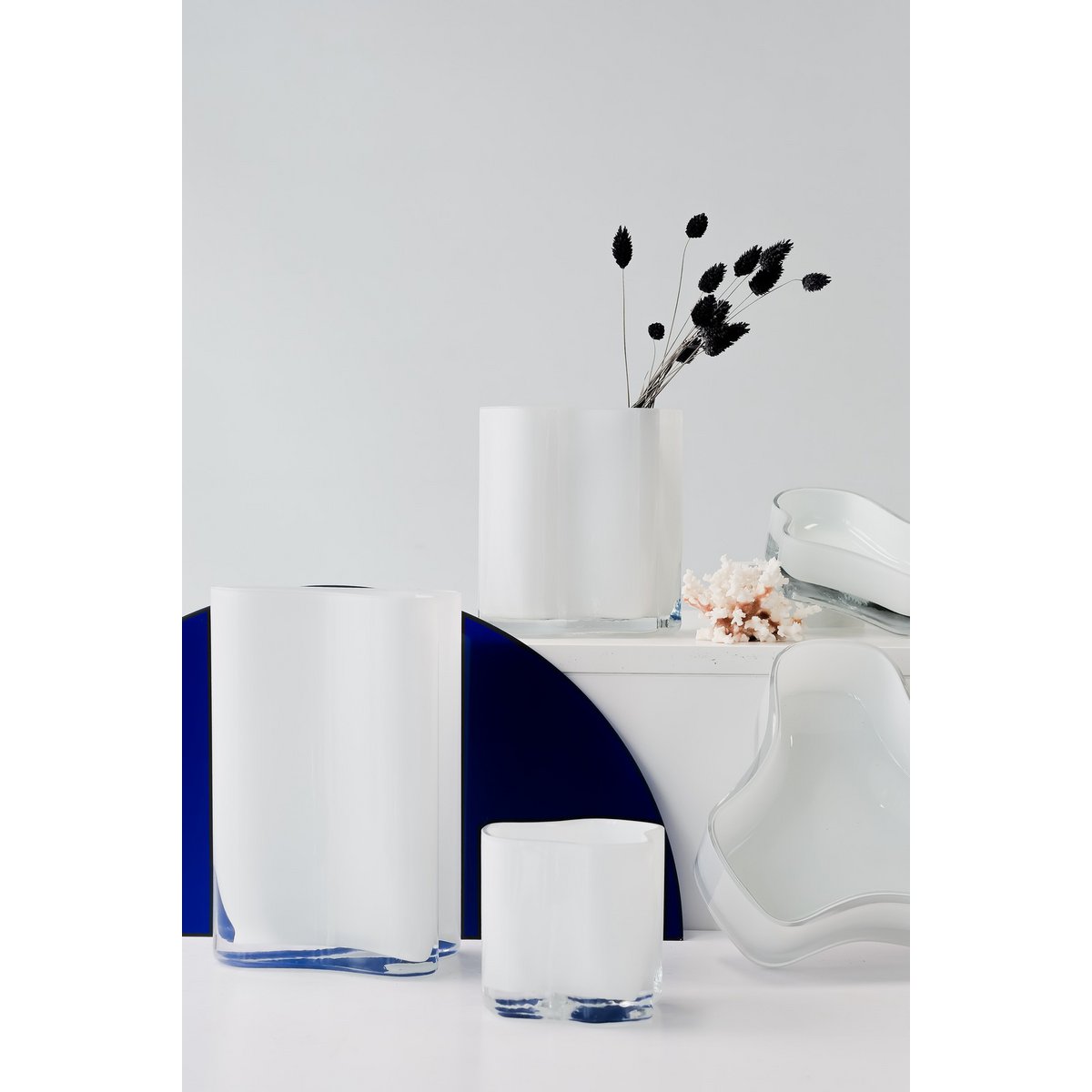 New bowl, plate with a modern design, inspired by CORAL and Aalto, COR06WH