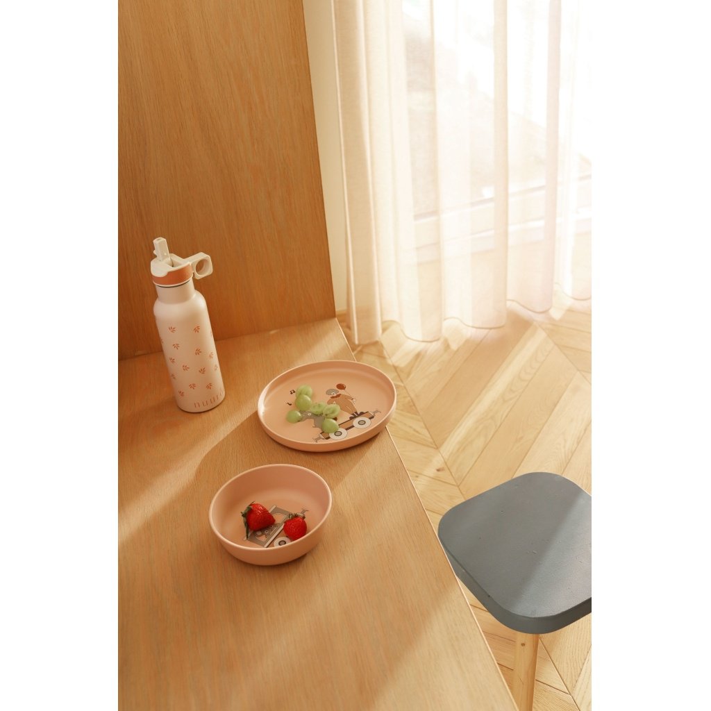 Assiette creuse en bioplastique (PLA) Villum 2 pcs.