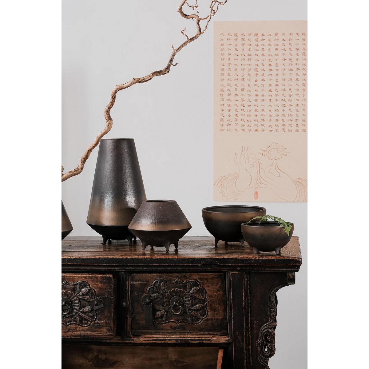Art de la Table Nouveau grand bol moderne en céramique glob East + West, OTA10BB Zistyhome art de la table