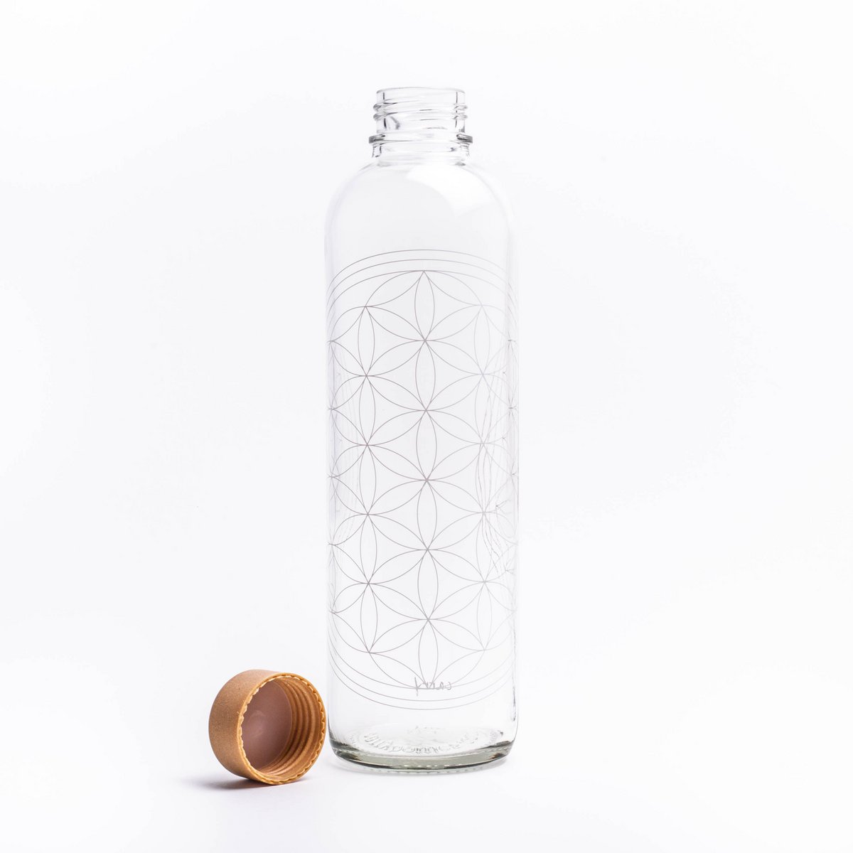 FLEUR DE VIE Bouteille en verre de 1,0 l