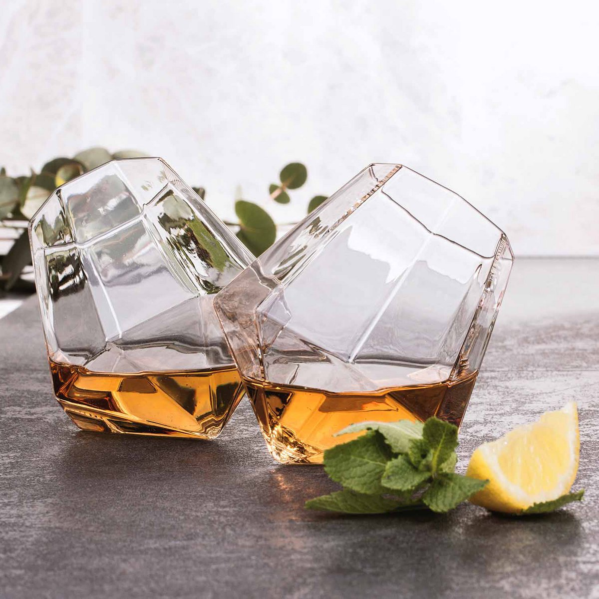 Mad Monkey - Lot de 2 verres diamant