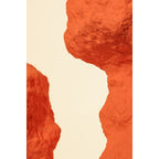 Art de la Table Vase en céramique aux allures de rocaille, en orange tendance CHU20OR Zistyhome art de la table