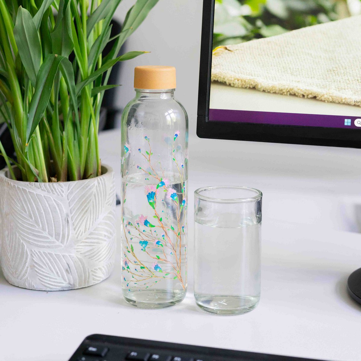 CARRY GLASS Verre à boire 300 ml lot de 2 - UPCYCLING