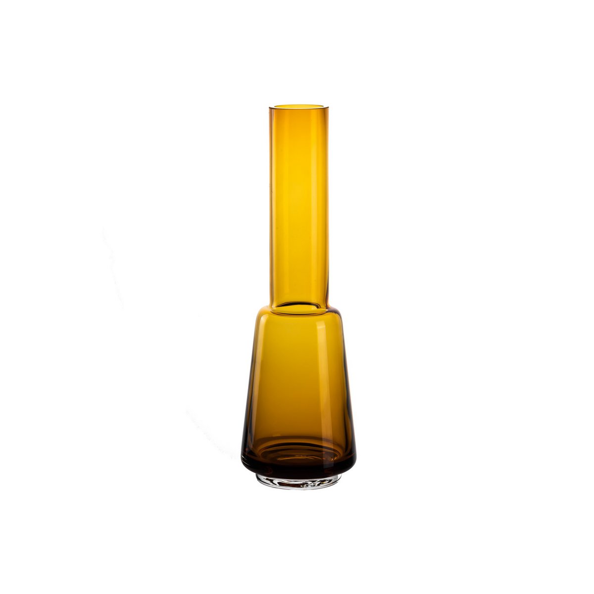 Art de la Table Grand vase au design moderne et classe de style rétro, couleur ambre, TYLER14AM Zistyhome art de la table