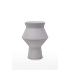 vase rond angulaire jaggy en céramique, CUZCO 27WH