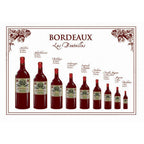 Torchon Bouteille Bordeaux