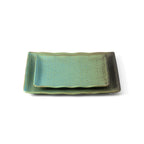 Assiette Carrée Le Lagon - M