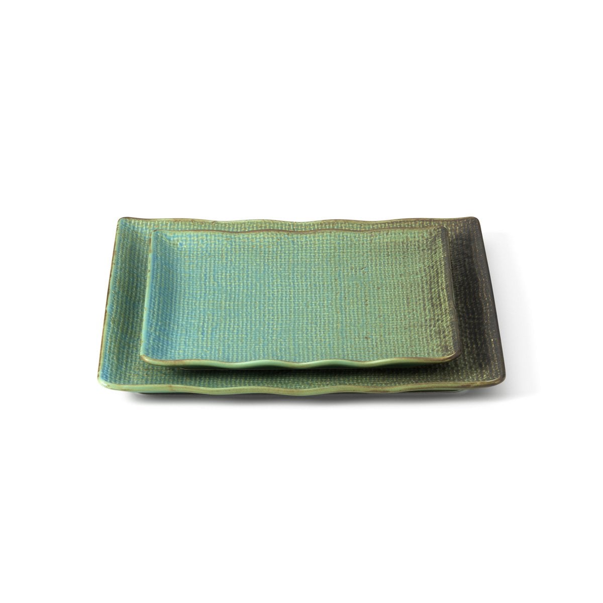 Assiette Carrée Le Lagon - M