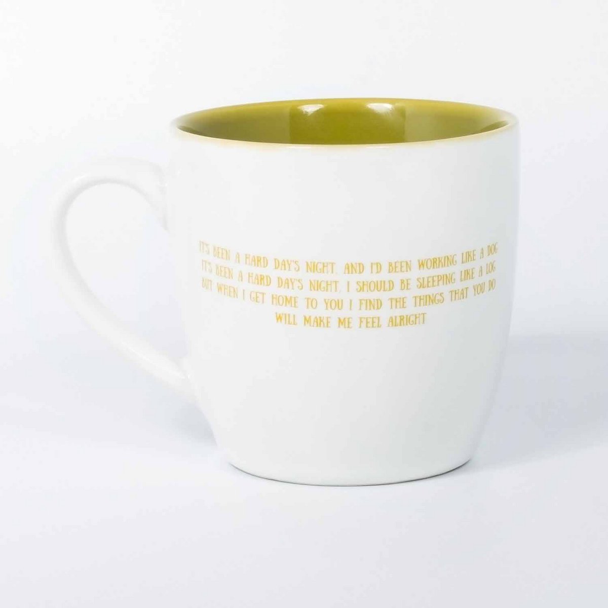 Set de mugs "Lyrical Mug" Hard Day's Night - Lennon & McCartney