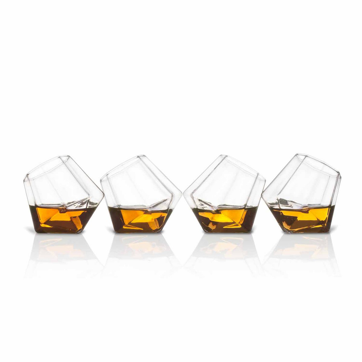 Mad Monkey - Verres à shot Diamond (lot de 4) avec coffret cadeau