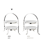 Présentoir à gâteaux Sina pour 2 assiettes H 33 cm