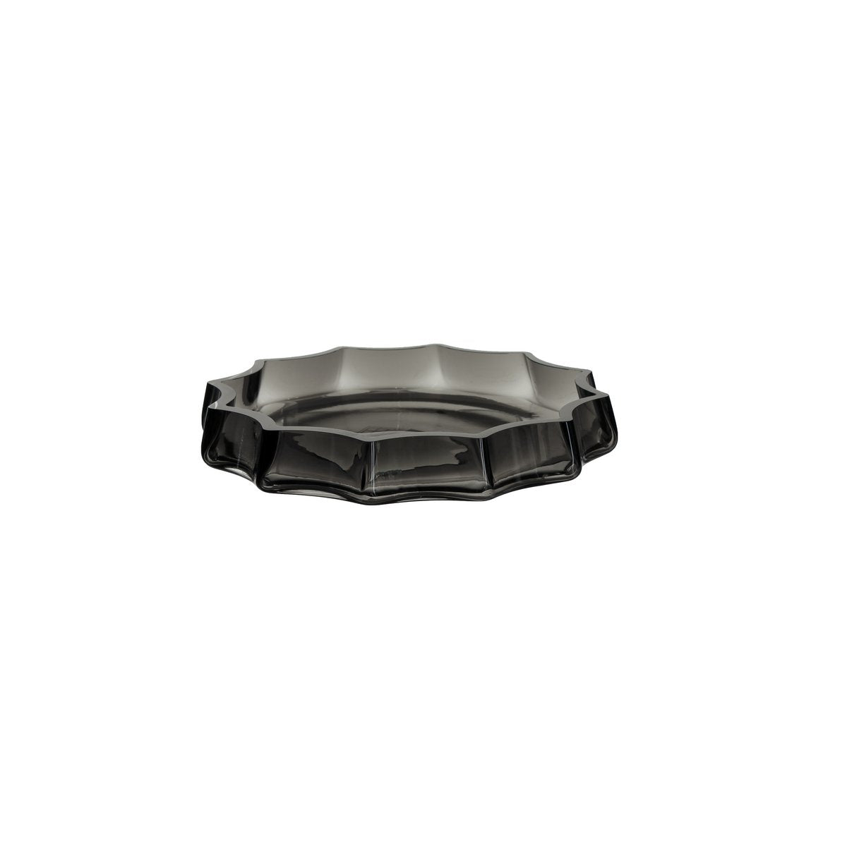 Grand bol ou récipient de luxe moderne-classique, design élégant, LENOX 05 Gris