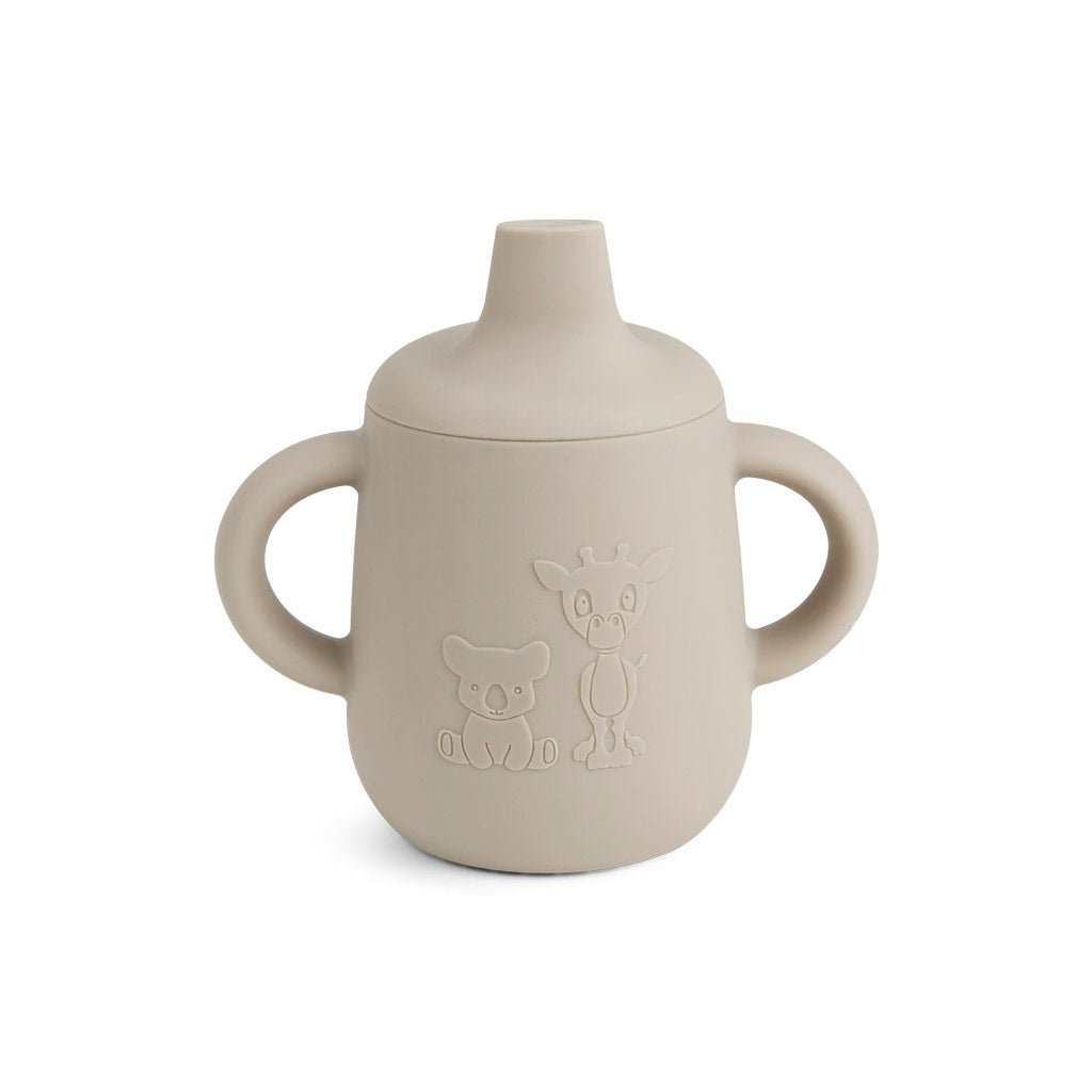 Gobelet en silicone Aiko avec couvercle sippy