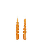 Bougie de dîner Twist Orange