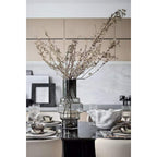 XXL-Vase aus dickem Glas im Retro-Stil, Serie: TYLER 46GR, 9 mm dickes Luxusglas