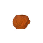 Vase en céramique aux allures de rocaille, en orange tendance CHU20OR