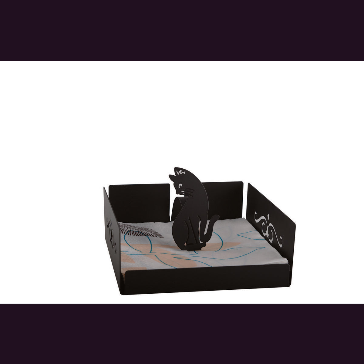 Porte-serviettes chat