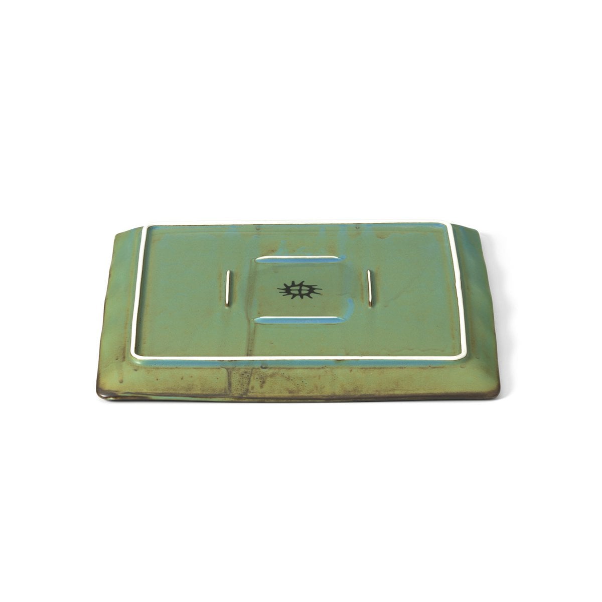 Assiette Carrée Le Lagon - L