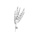 Fleur décorative feuilles d'eucalyptus argent h90cm