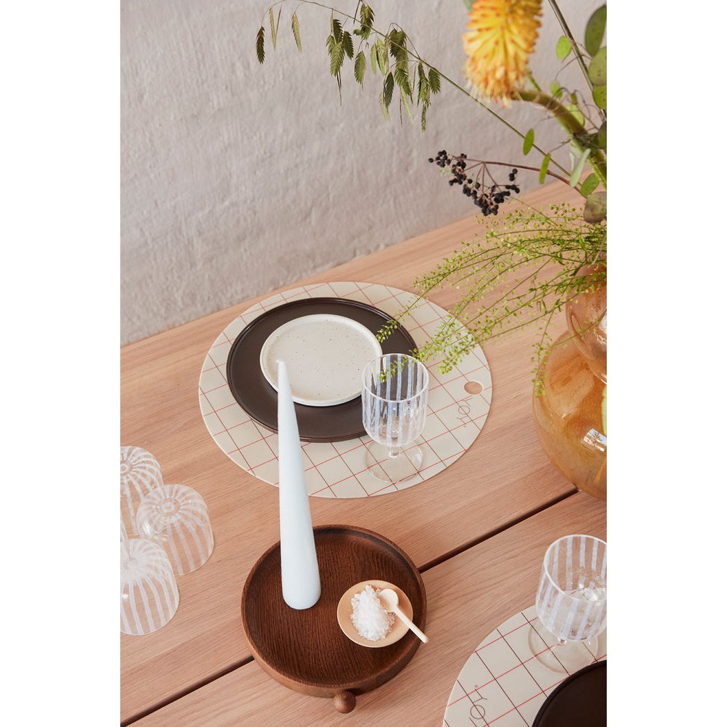 Plateau en Bois Inka Rond - Petit