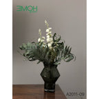 Art de la Table vase moderne de luxe, verre 9 mm de haute qualité, série : CUZCO Zistyhome art de la table