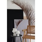 Art de la Table vase rond angulaire jaggy en céramique, CUZCO 27WH Zistyhome art de la table
