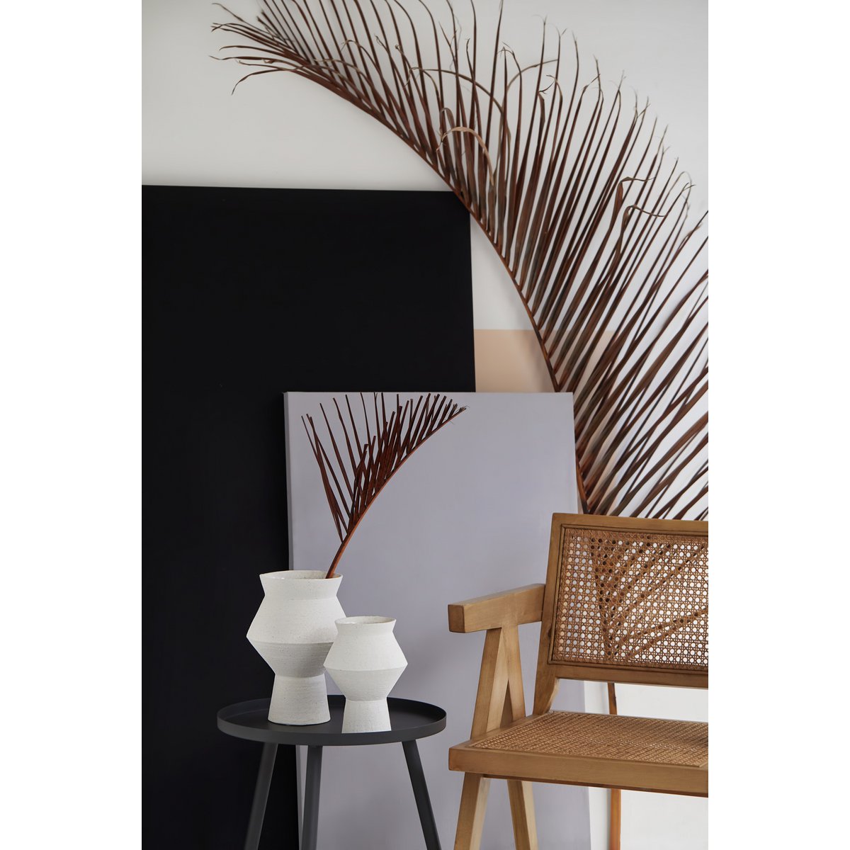 Art de la Table vase rond angulaire jaggy en céramique, CUZCO 27WH Zistyhome art de la table