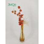 Art de la Table Grand vase au design moderne et classe de style rétro, couleur ambre, TYLER14AM Zistyhome art de la table