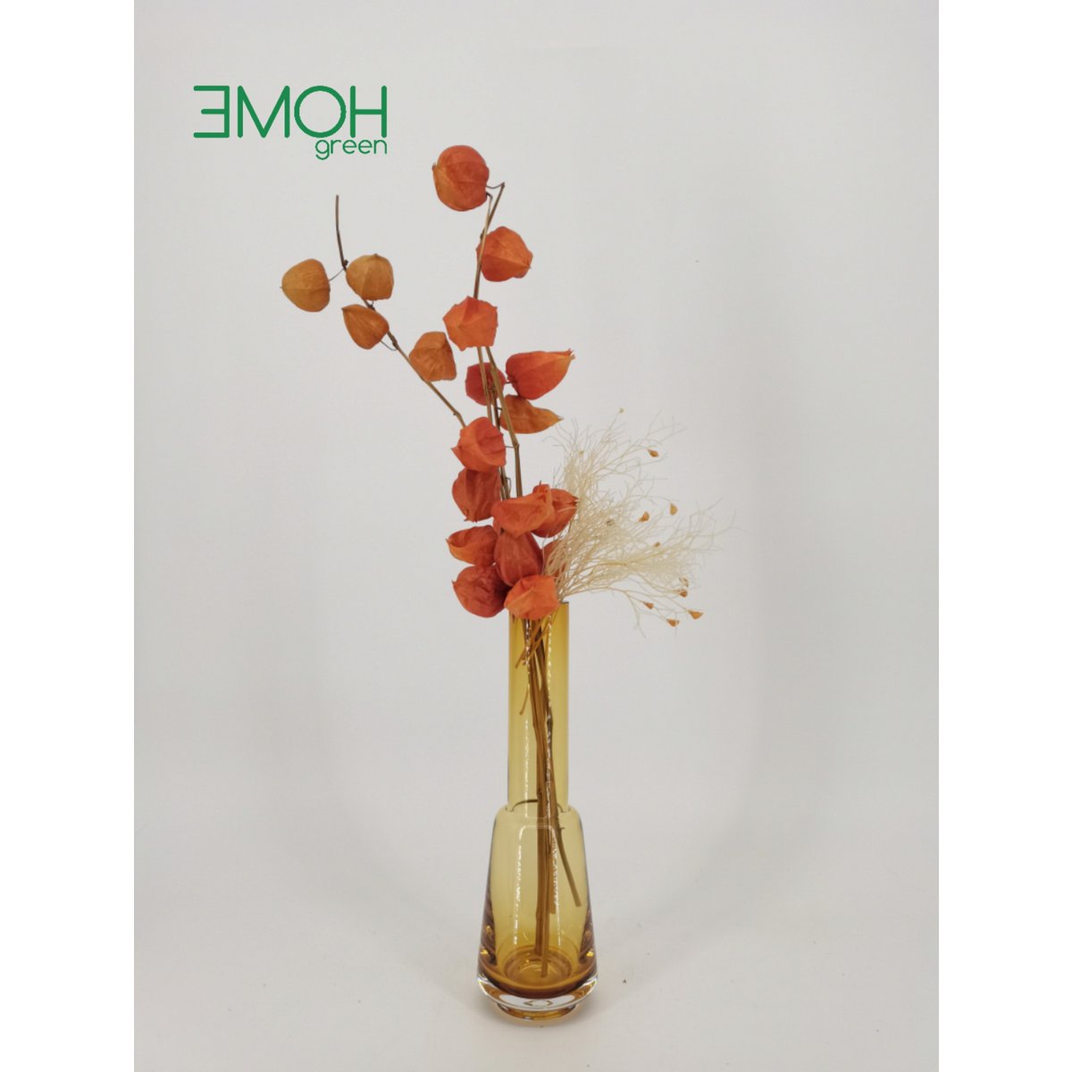 Art de la Table Grand vase au design moderne et classe de style rétro, couleur ambre, TYLER14AM Zistyhome art de la table
