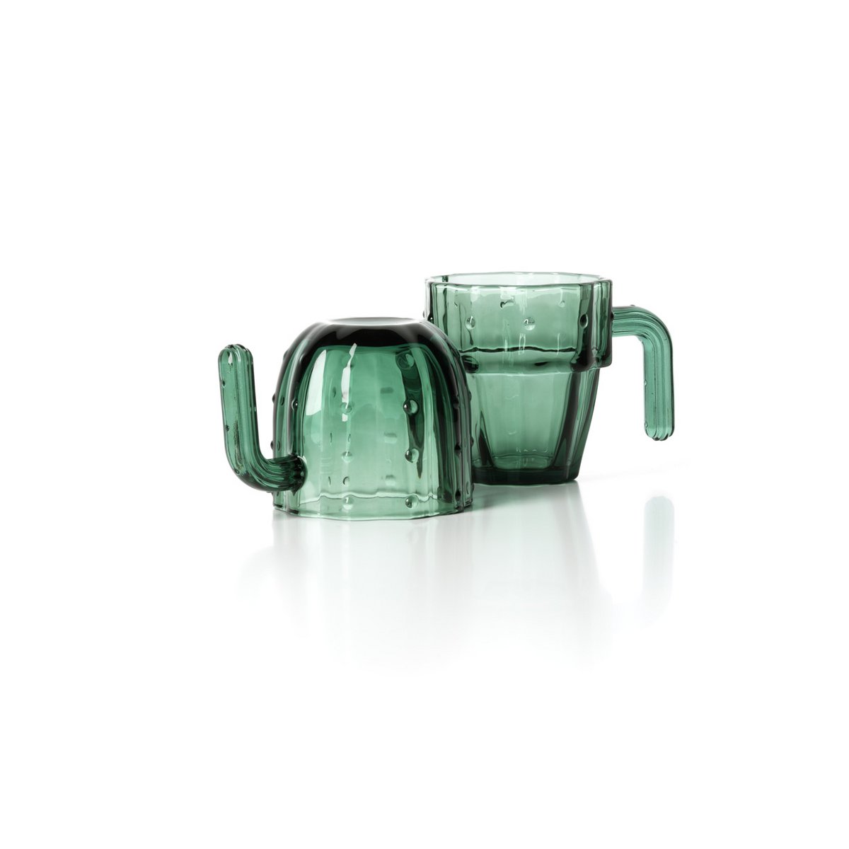Verres The Stack-a-Cactus - Vert - Lot de 4