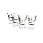 Mad Monkey - Verres à shot avec formule alcoolisée (lot de 4)