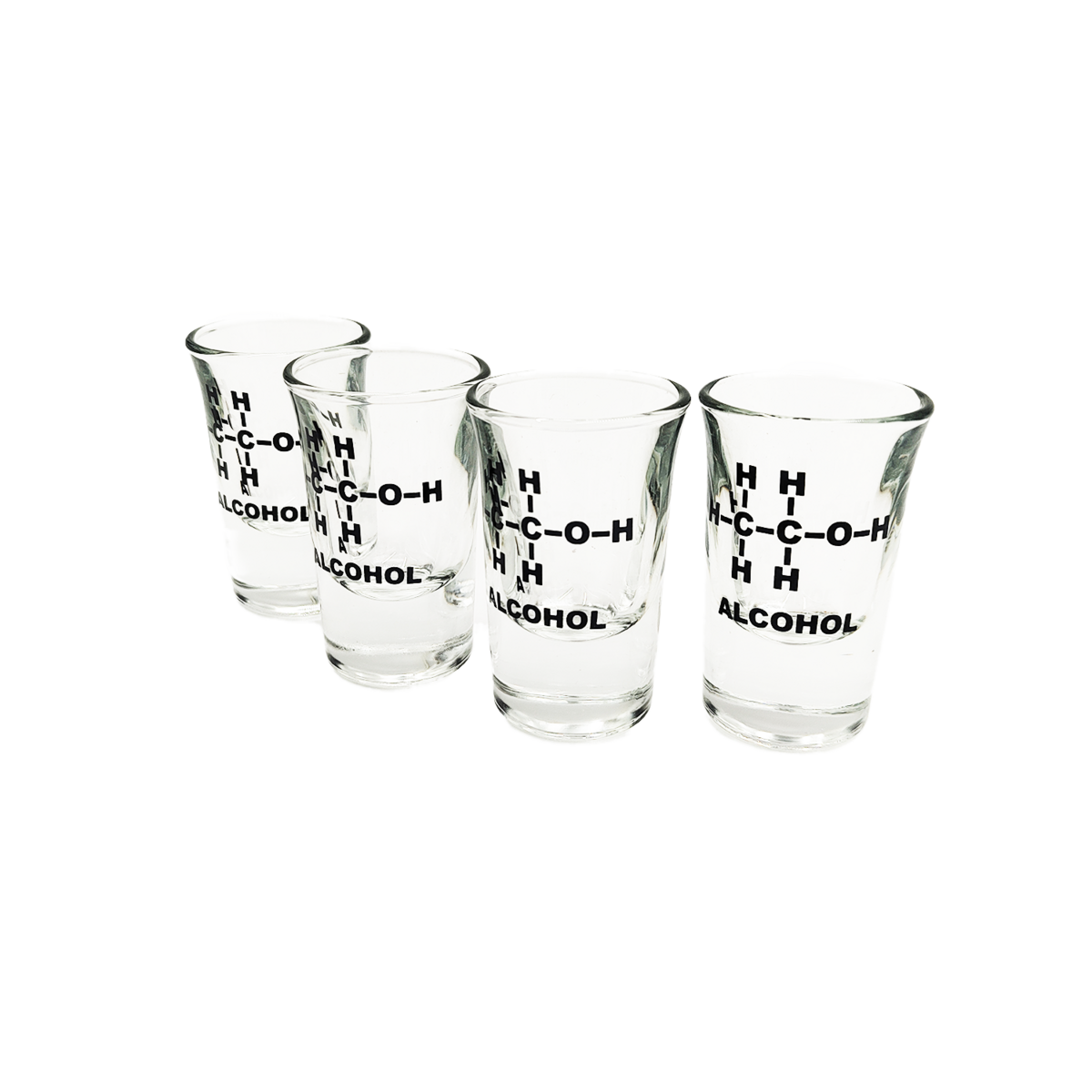 Mad Monkey - Verres à shot avec formule alcoolisée (lot de 4)