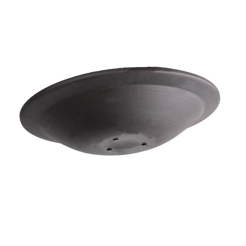 New large flat ceramic bowl, modern East + West design, ULF06BB