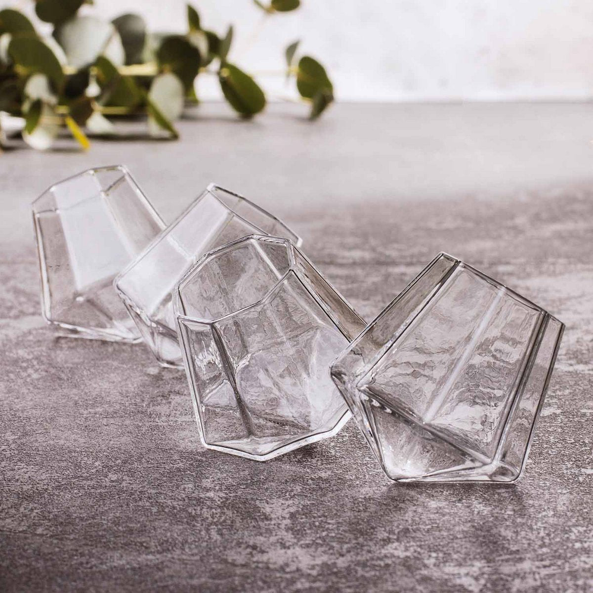Mad Monkey - Verres à shot Diamond (lot de 4) avec coffret cadeau