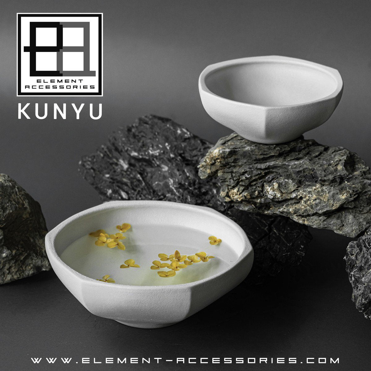 Bol de style asiatique moderne, design et finition haut de gamme, KUNYU22WH